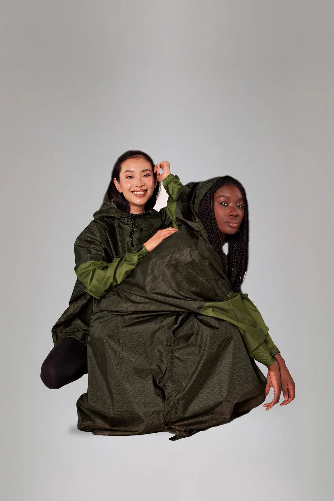 Herringbone Adults Poncho