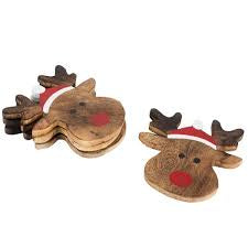 Rudolph the Reindeer Coaster - Set of 4
