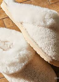 Jolie Teddy Women's Sheepskin Slipper - Natural