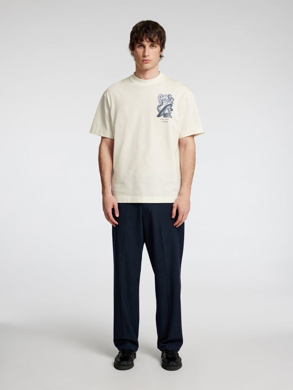 SLHRELAXWILL LICENSE SS O-NECK TEE