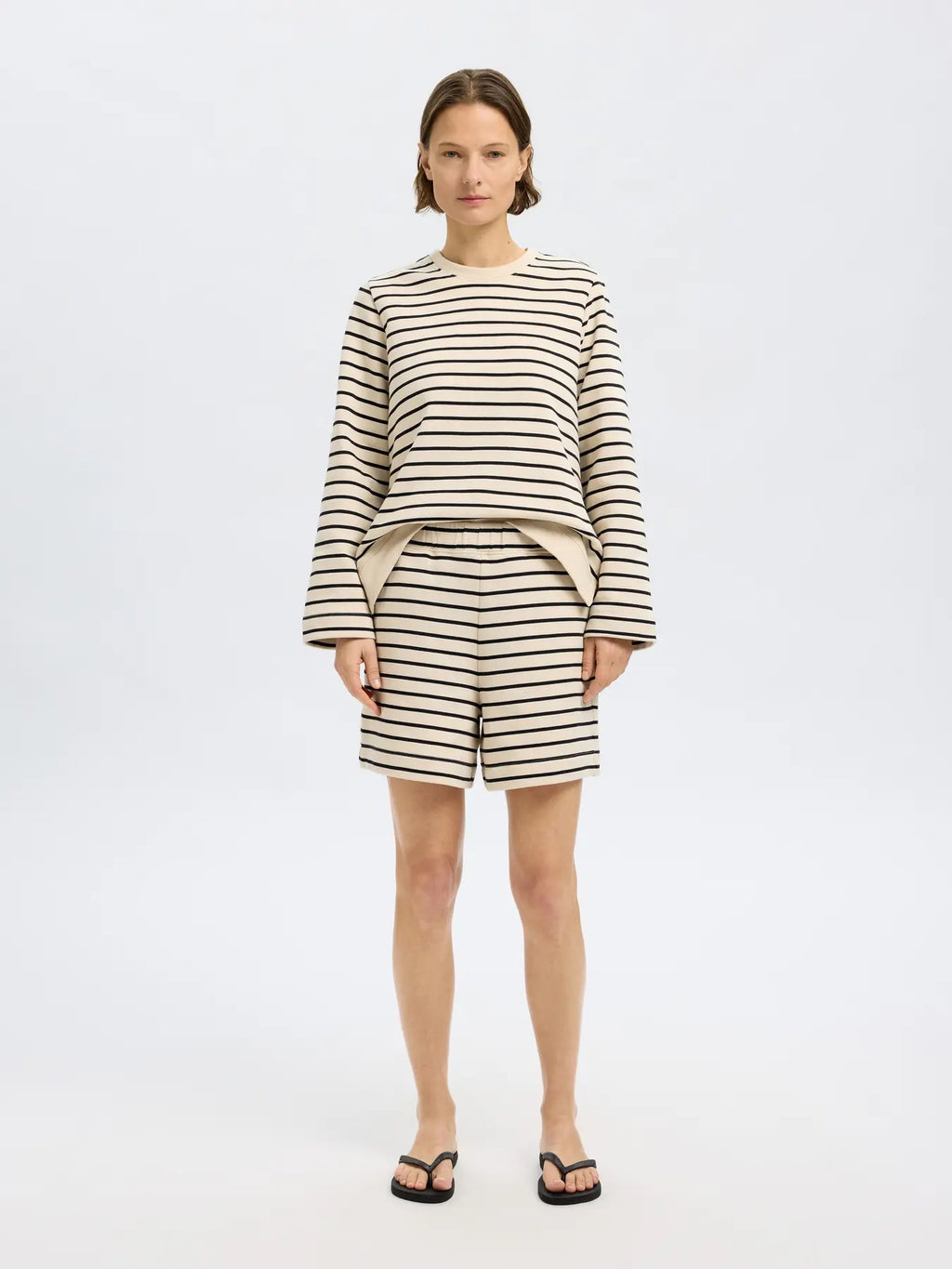 SLFELISE HW STRIPED SHORTS