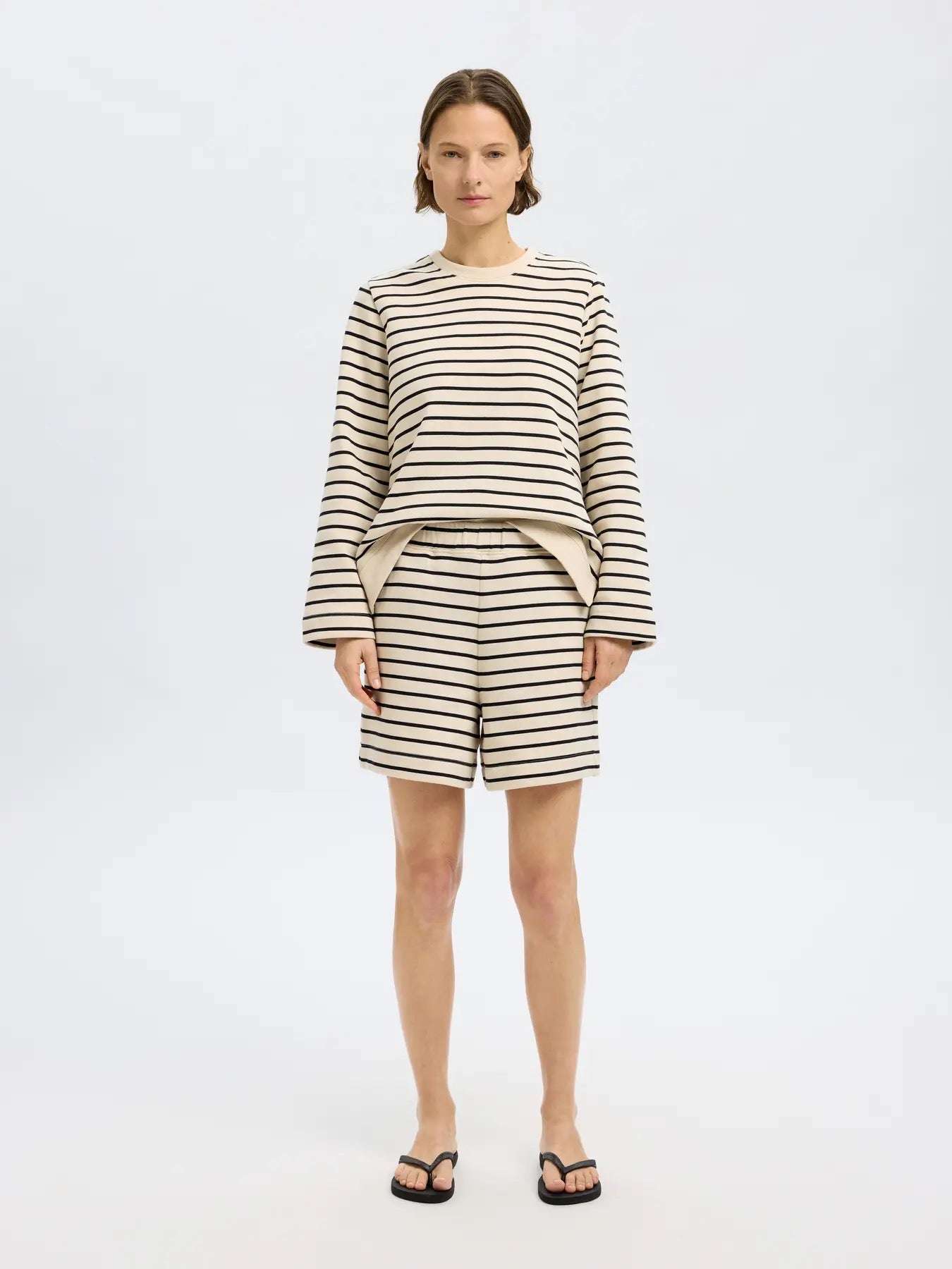 SLFELISE HW STRIPED SHORTS