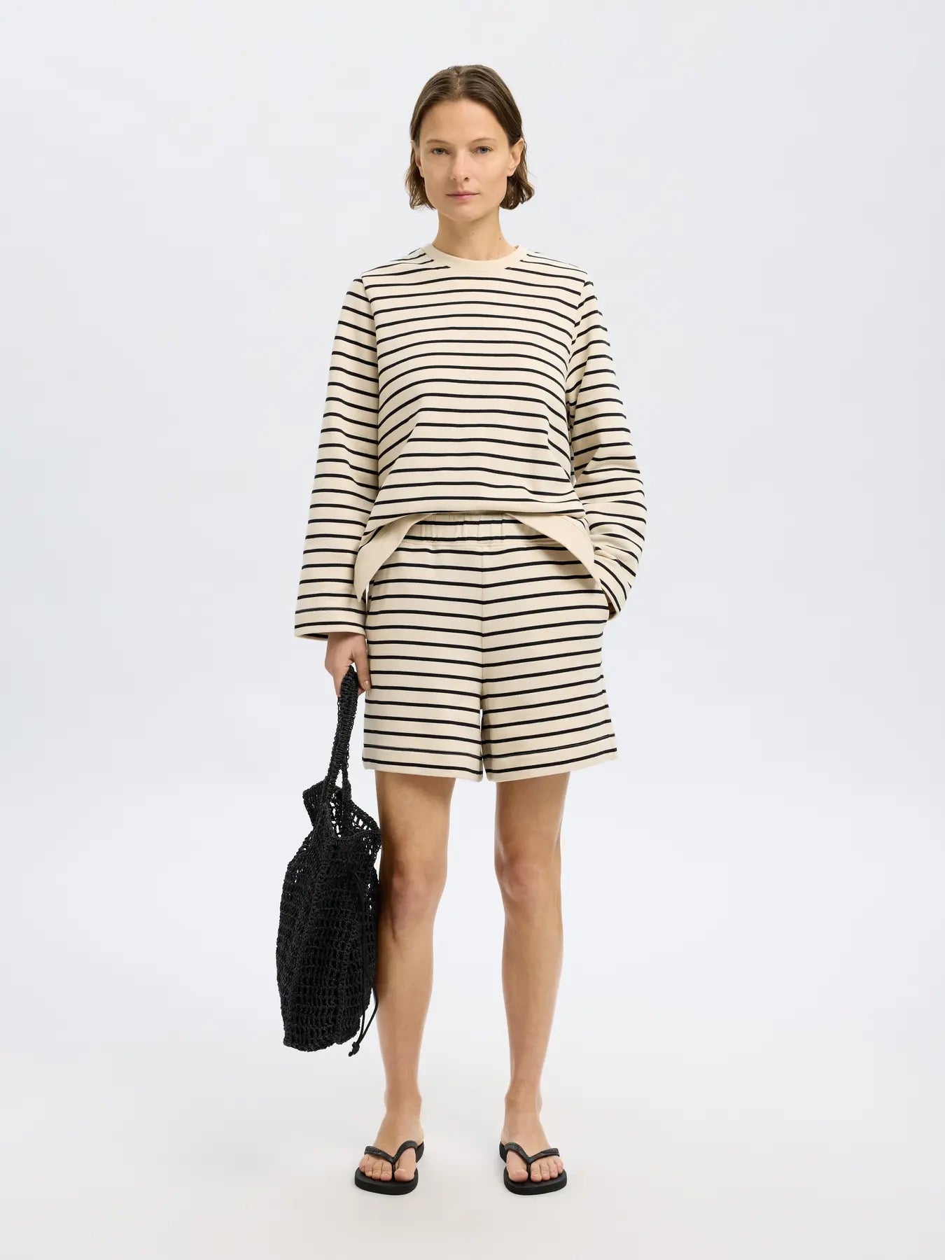 SLFELISE HW STRIPED SHORTS