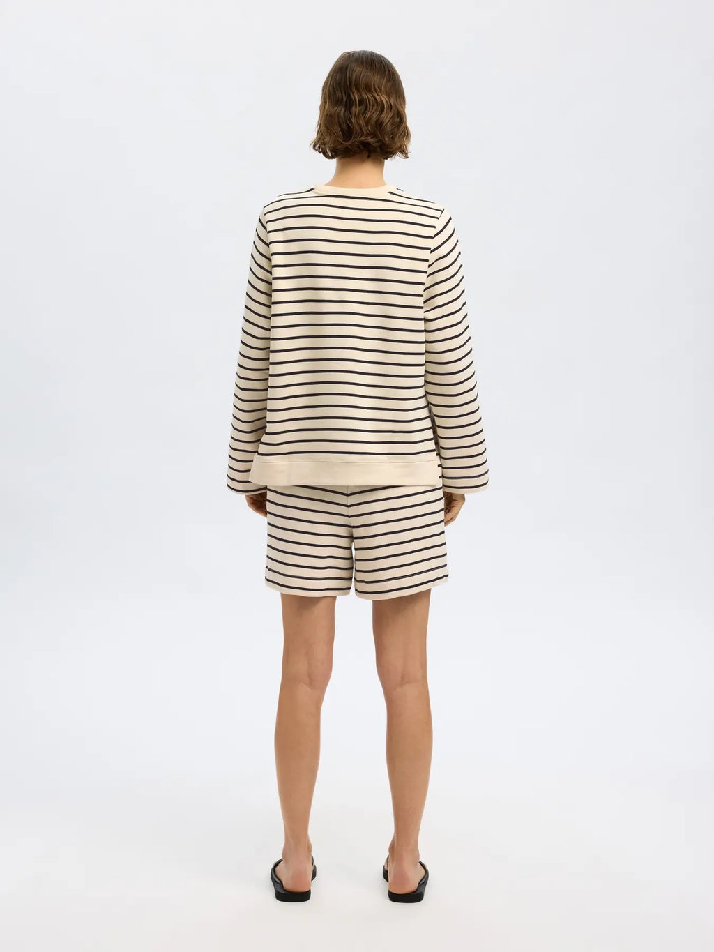 SLFELISE O-NECK STRIPE SWEATSHIRT