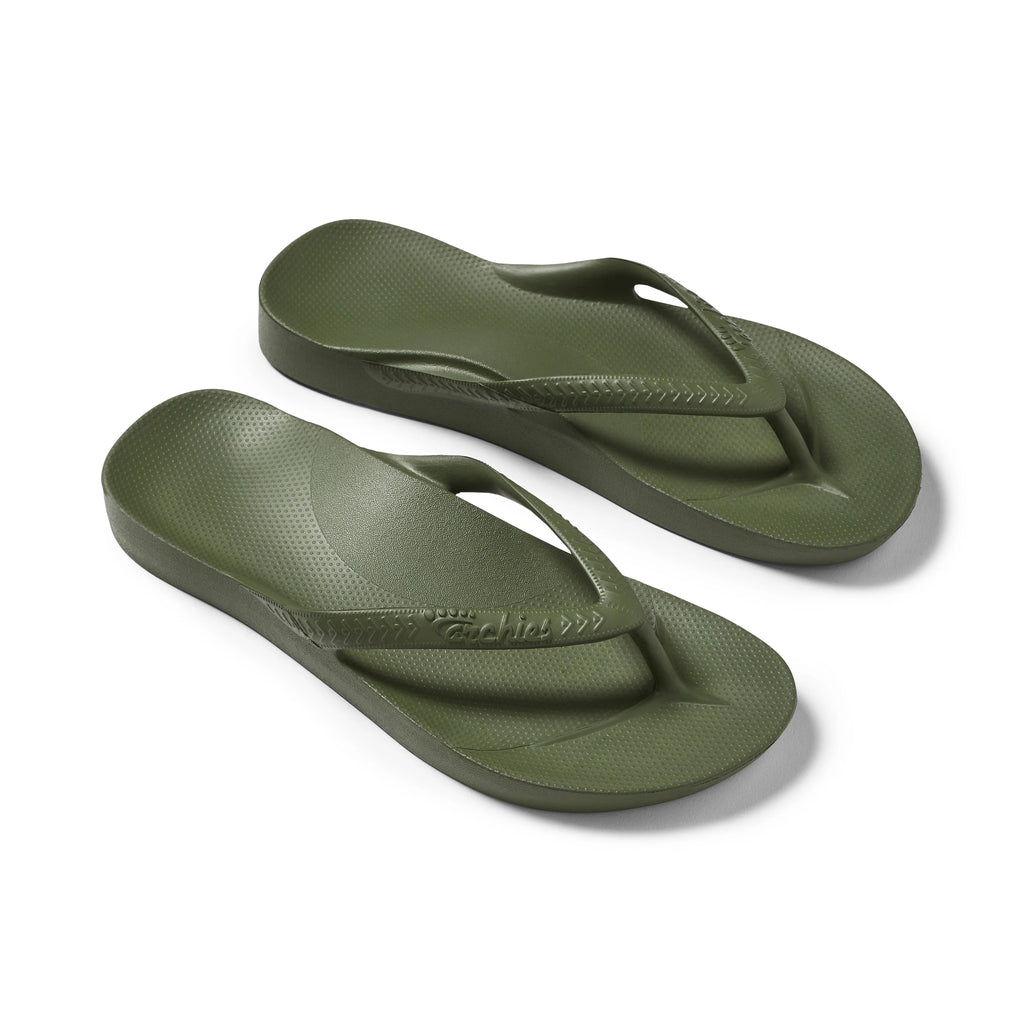 Archies Flip Flops - Olive