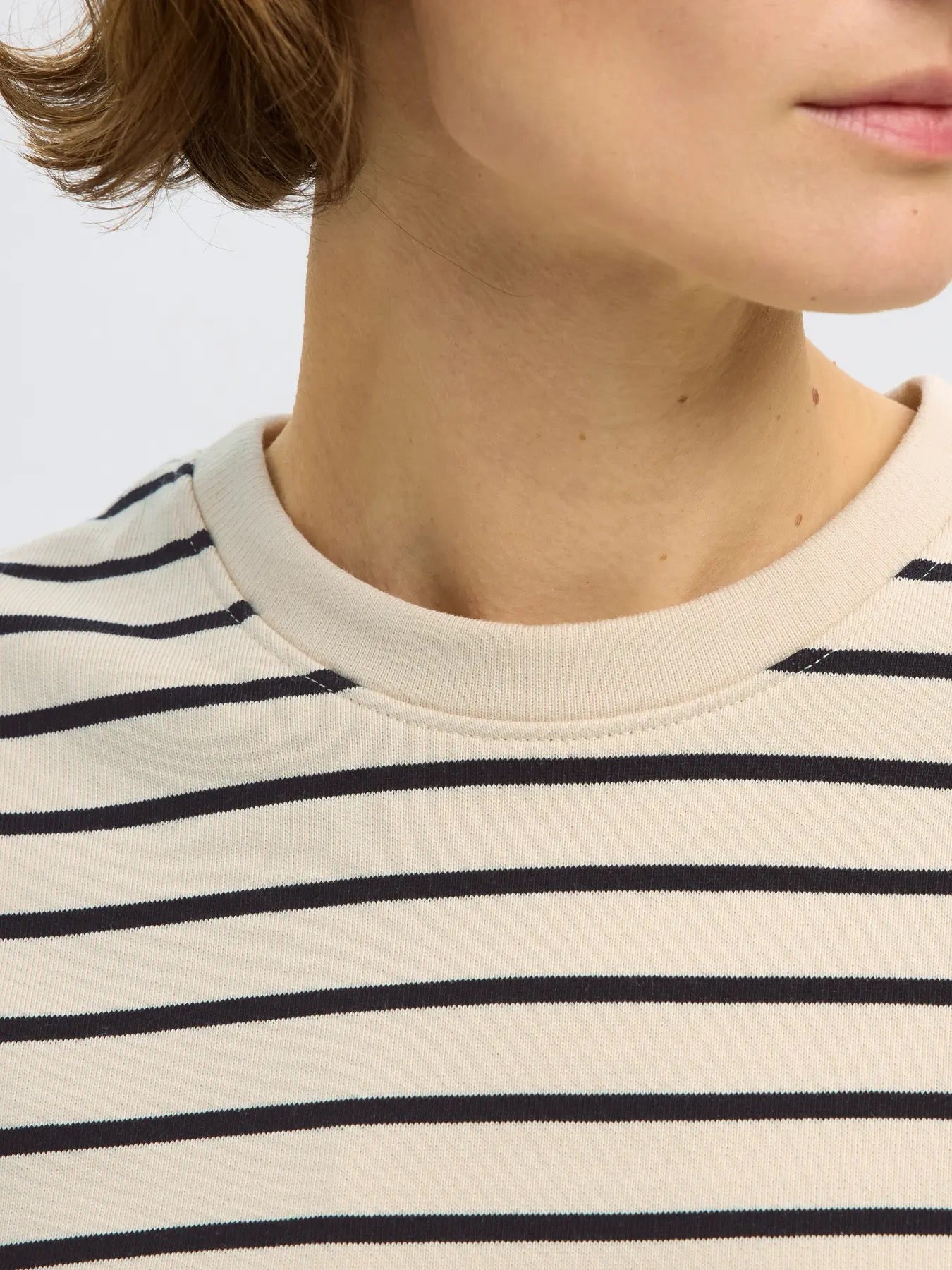 SLFELISE O-NECK STRIPE SWEATSHIRT