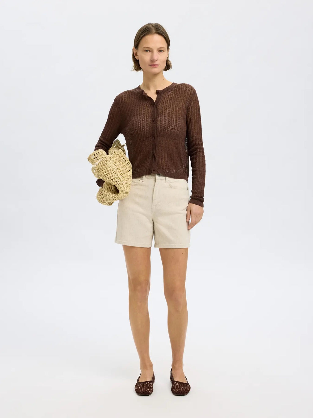 SLFUNA-KRISTA DENIM SHORTS