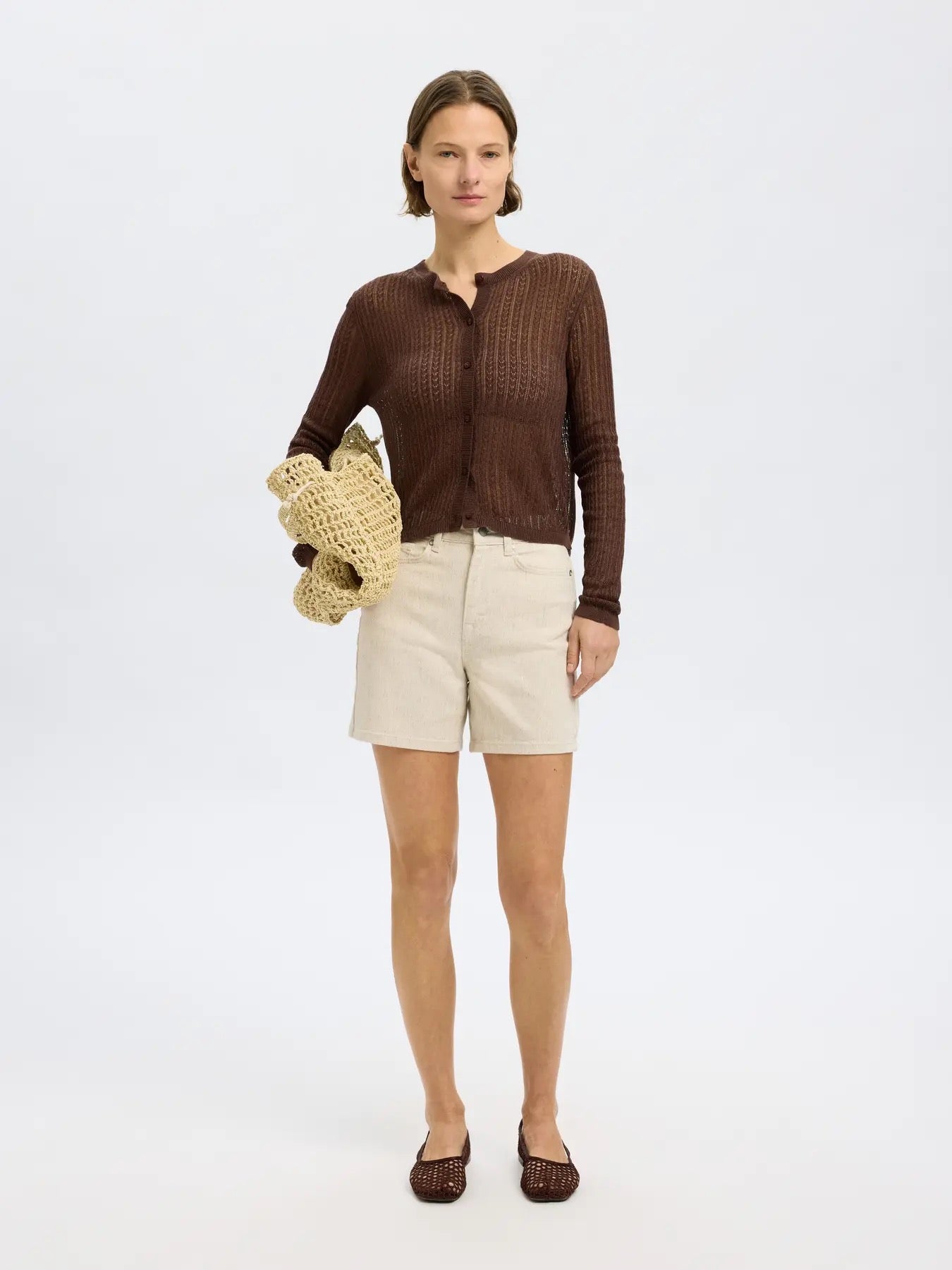 SLFUNA-KRISTA DENIM SHORTS