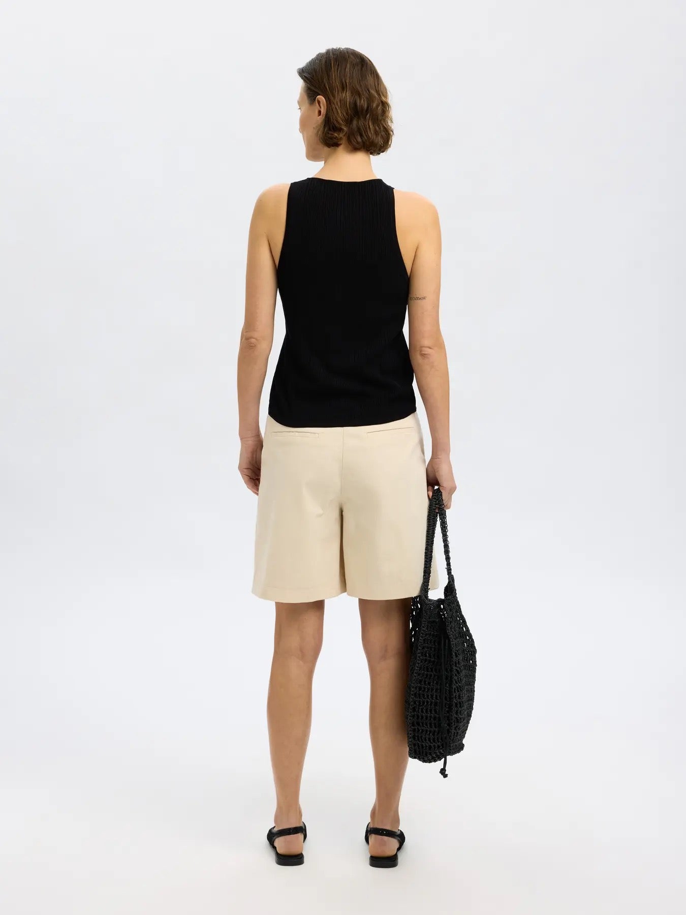 SLFTRIXIE KNIT BUTTON TOP