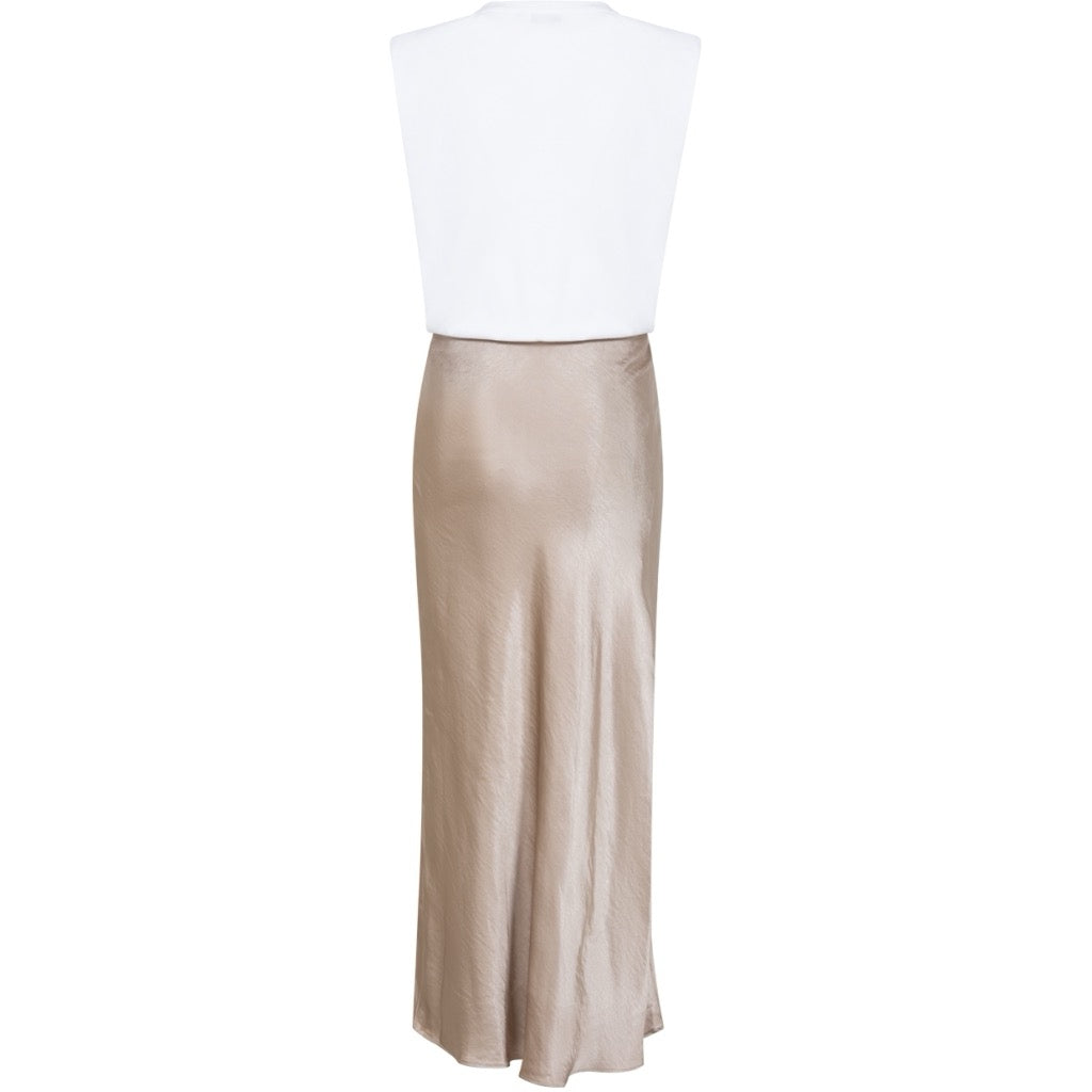 EMILIE JERSEY SATIN DRESS