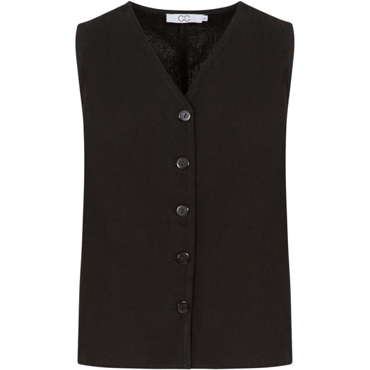 CC Heart SCOUT Linen-look Vest Top