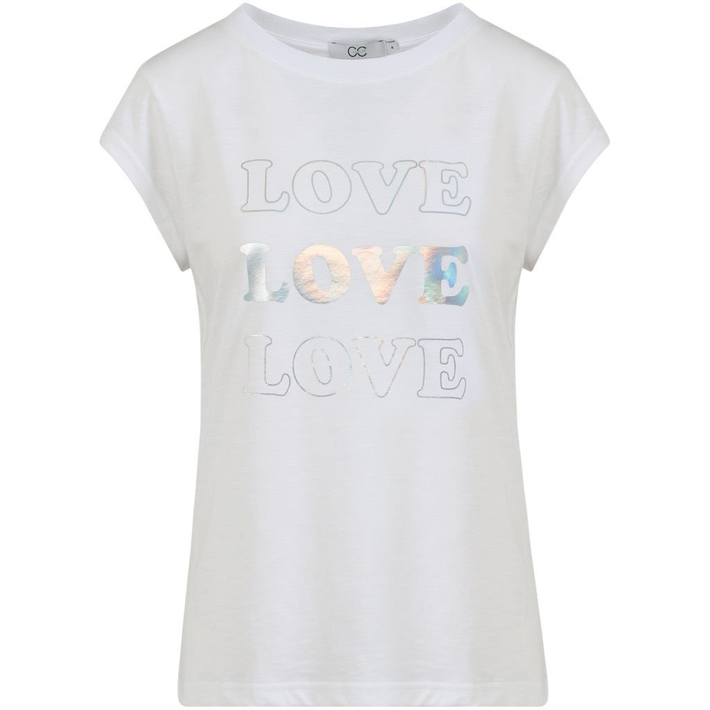 CC Heart LOVE t-shirt - Cap sleeve