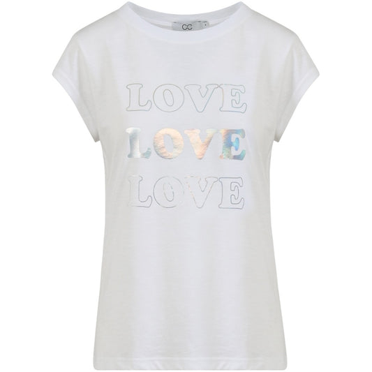 CC Heart LOVE t-shirt - Cap sleeve