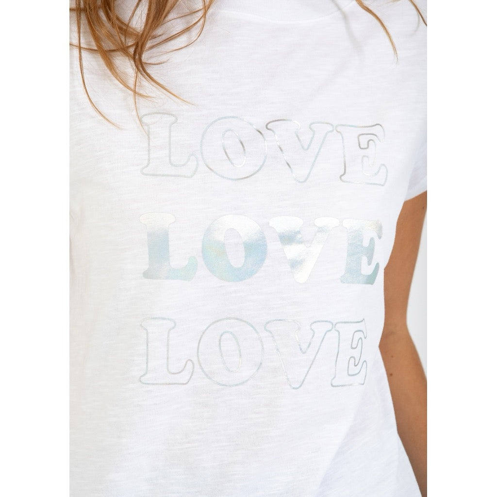 CC Heart LOVE t-shirt - Cap sleeve