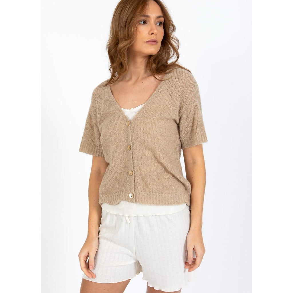 ROSELYNN V-NECK CARDIGAN