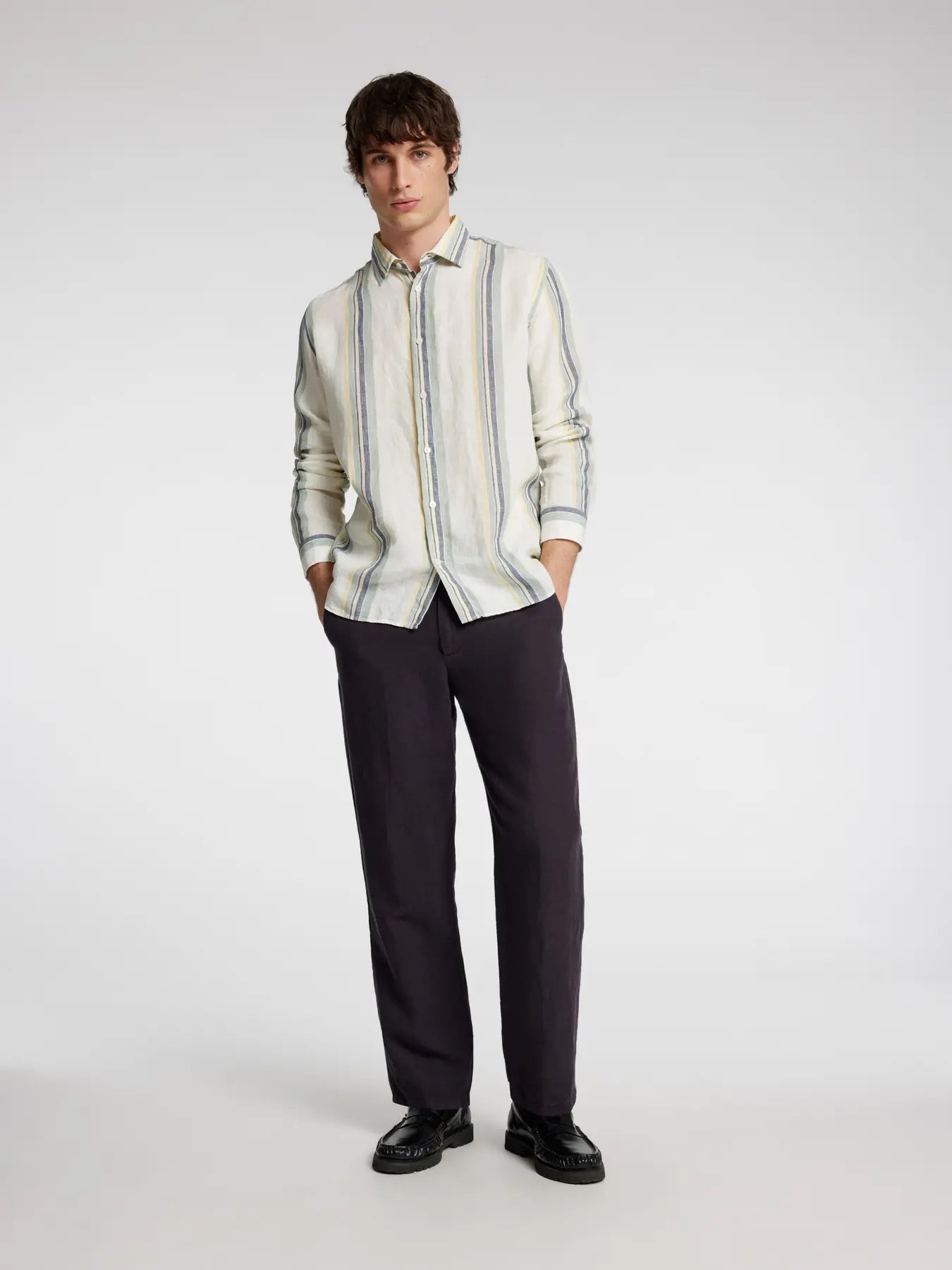 LOOSE MADS SUN PRESS PANT LINEN MIX