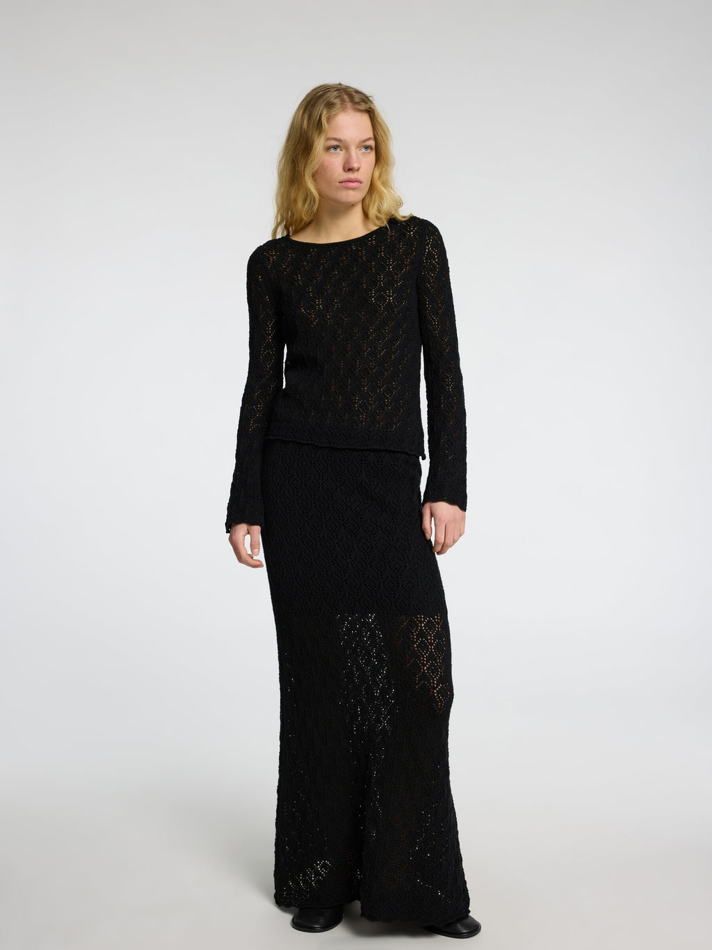 SLFNIVA LS KNIT O-NECK