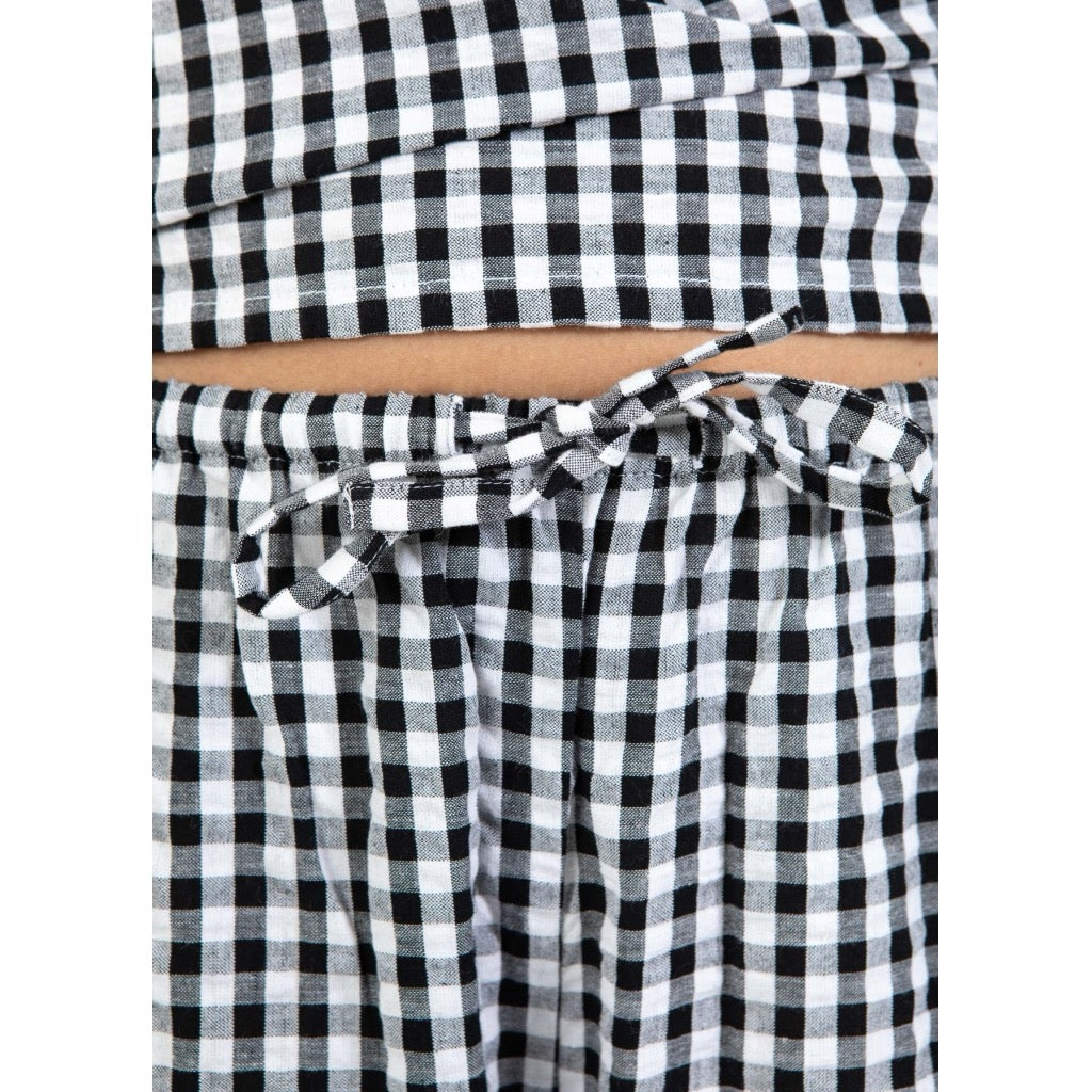 ALENA GINGHAM PANTS