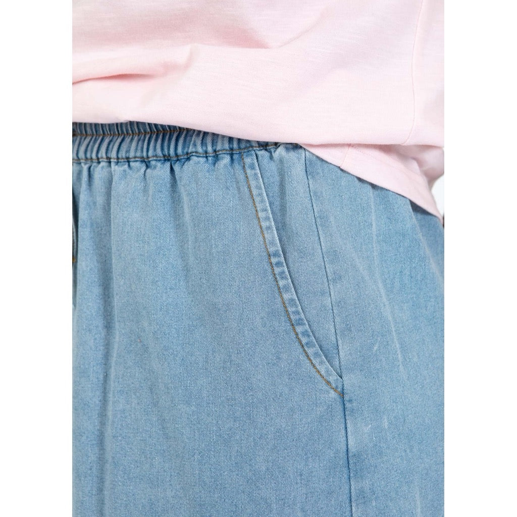 ELLIS COTTON DENIM SKIRT