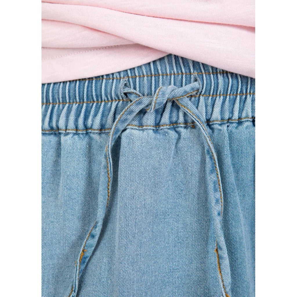 ELLIS COTTON DENIM SKIRT