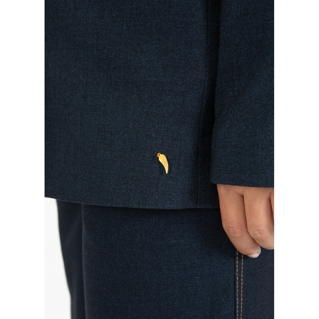 DOUBLE BREASTED BLAZER - NIGHT BLUE