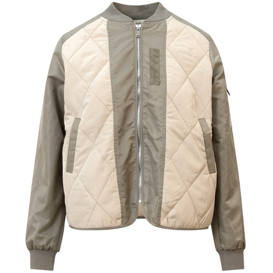 Quilted Bomber Jacket