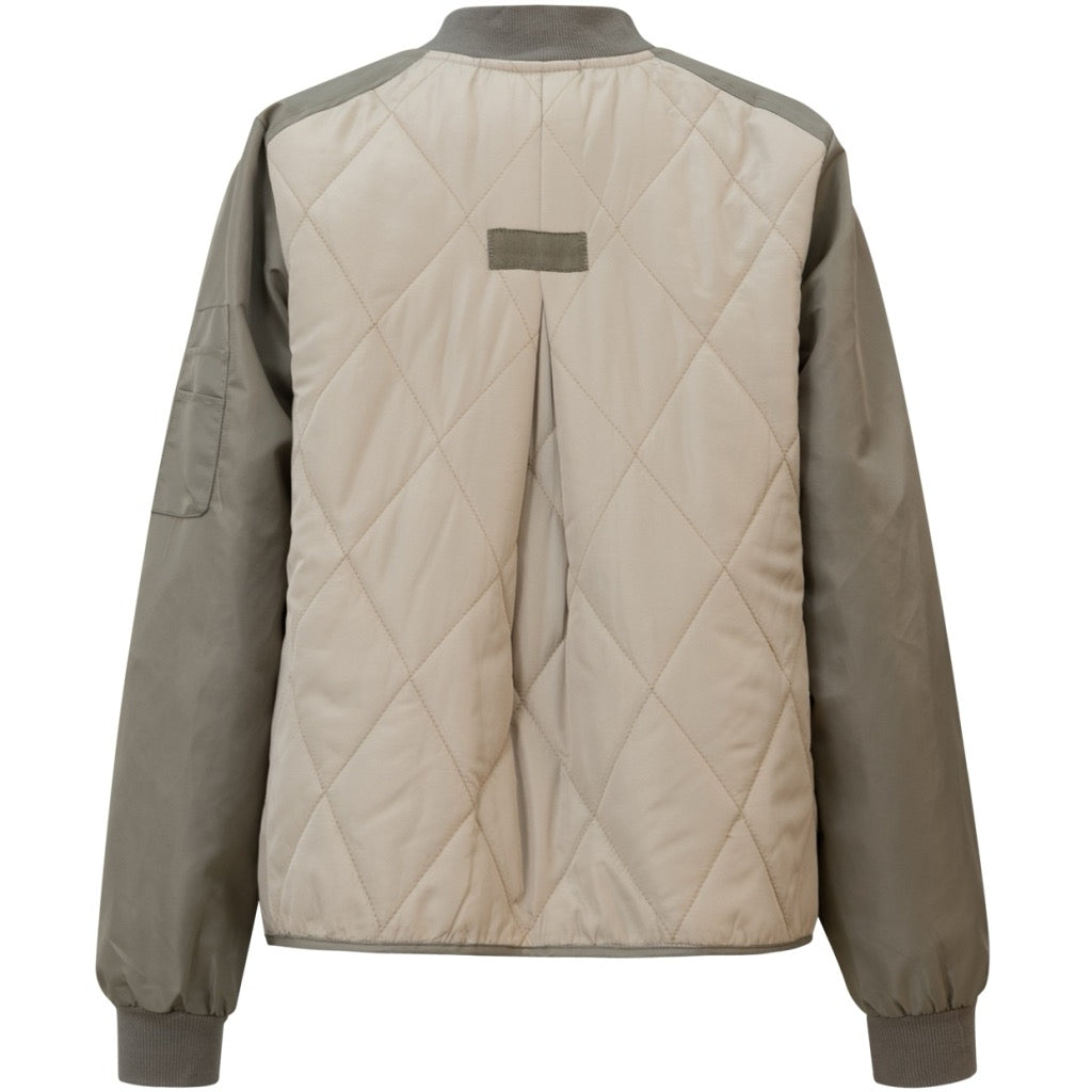 Quilted Bomber Jacket