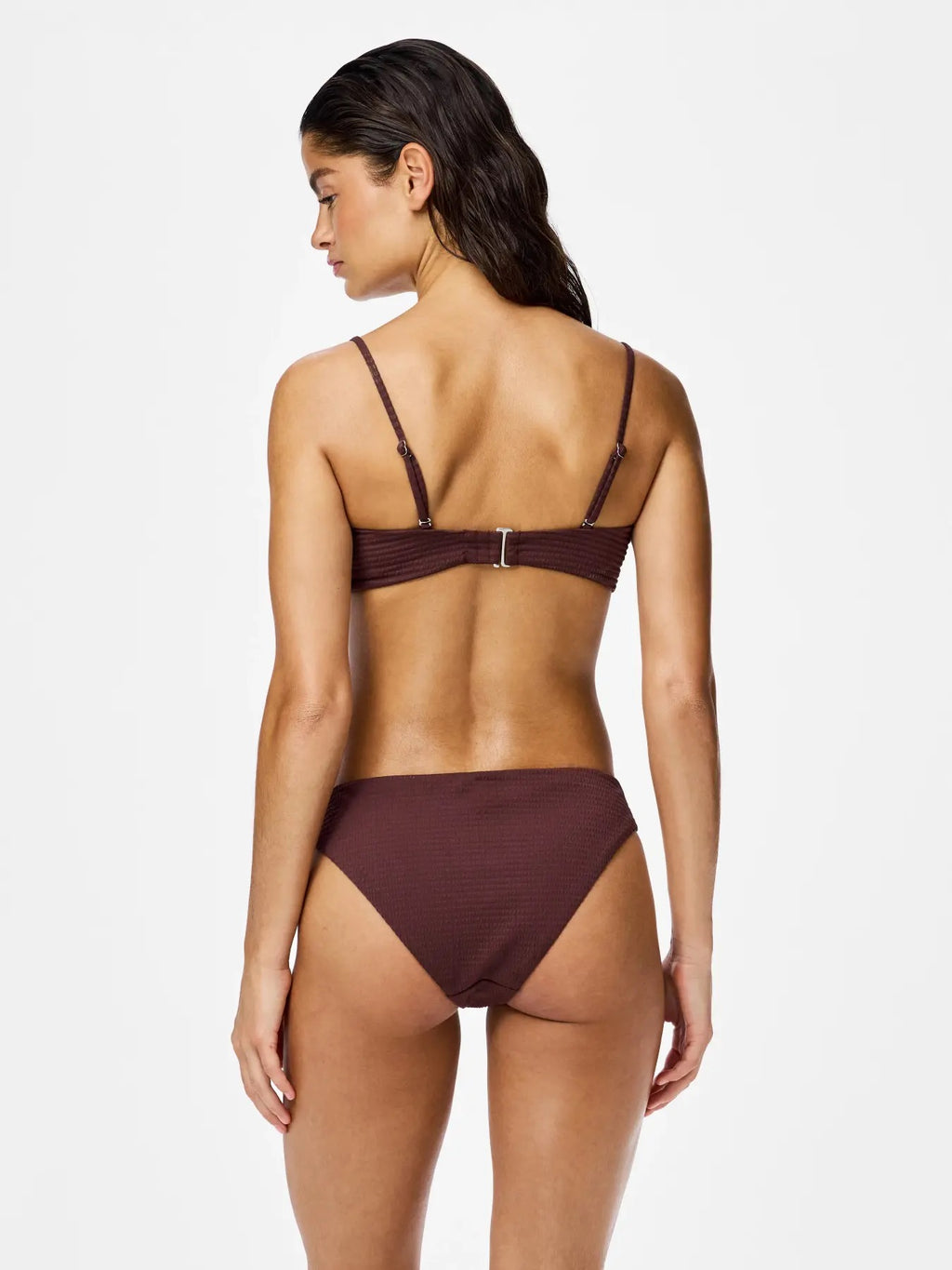 Pckaya Seersucker Bikini Top