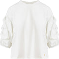 BLOUSE MIX WITH PUFFY SLEEVES