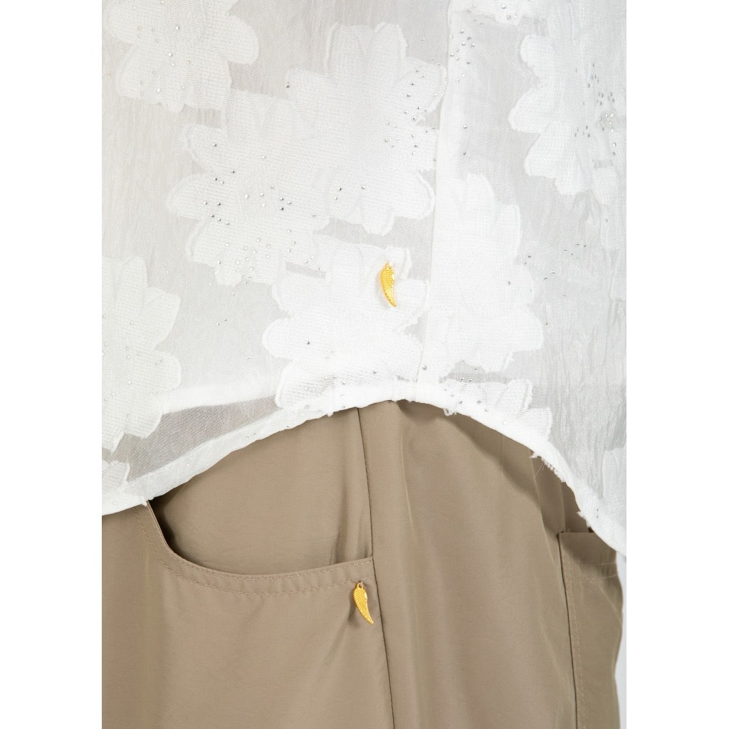 BLOUSE WITH BALLOON SLEEVES