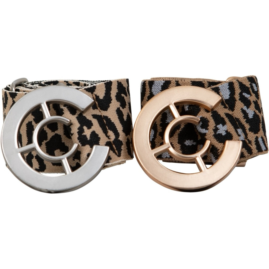 LOGO BELT - LEOPARD PRINT