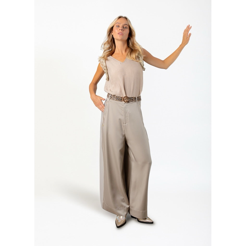 LOGO BELT - LEOPARD PRINT