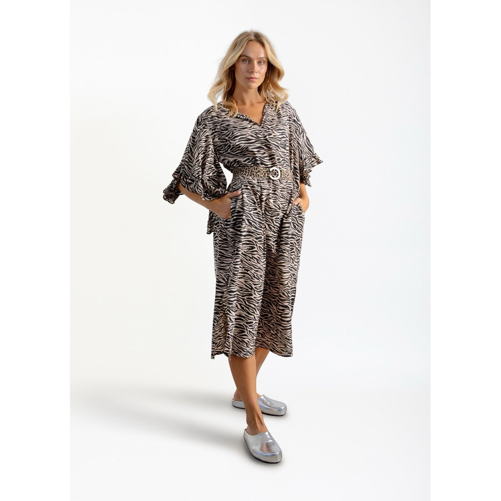 LOGO BELT - LEOPARD PRINT