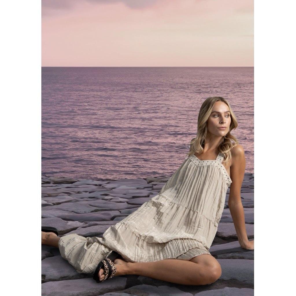 LEOPARD PRINT SLIDER SANDALS