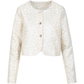 CROPPED JACQUARD JACKET