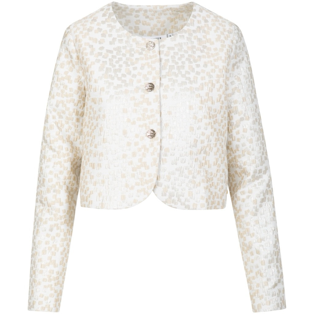 CROPPED JACQUARD JACKET