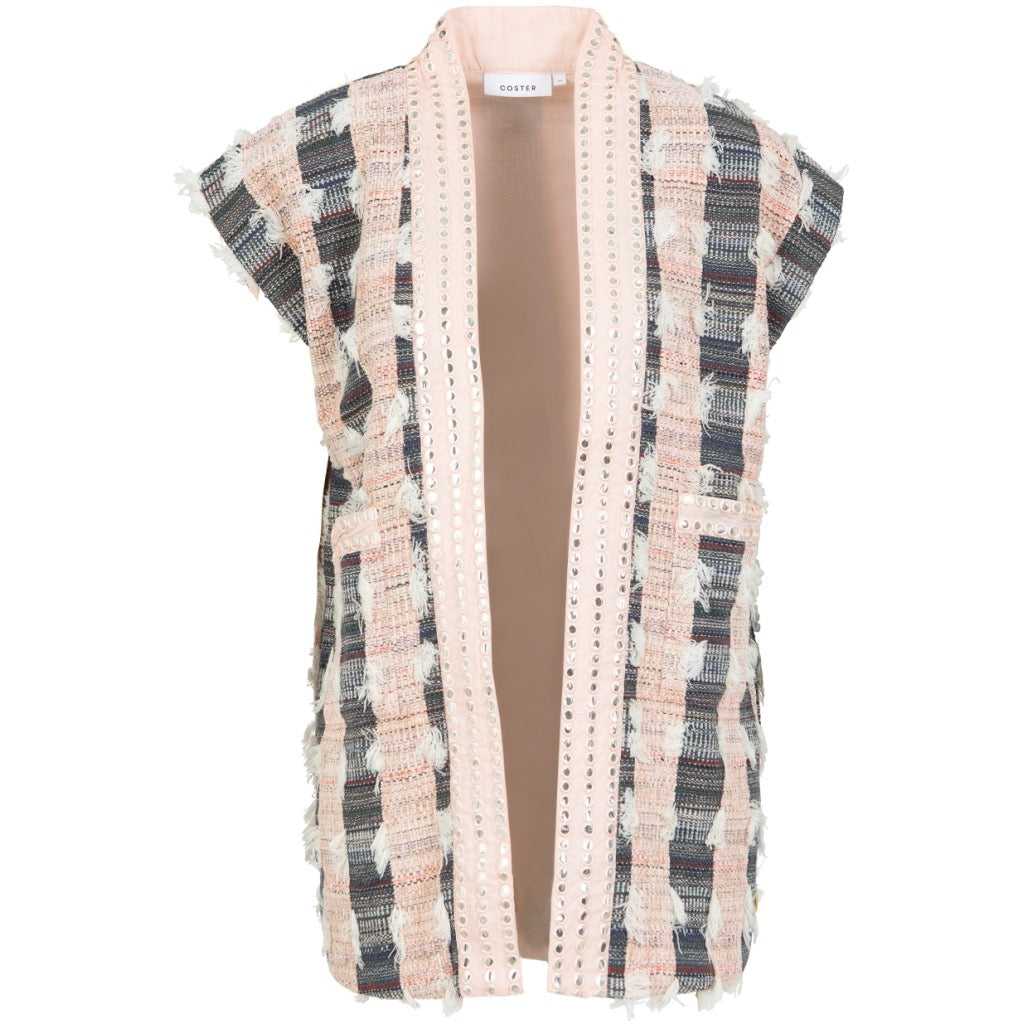 Vest With Mirror Ribbons