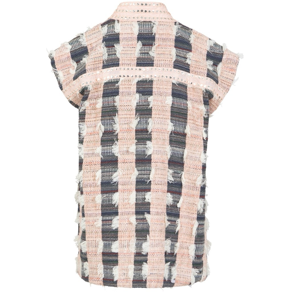 Vest With Mirror Ribbons