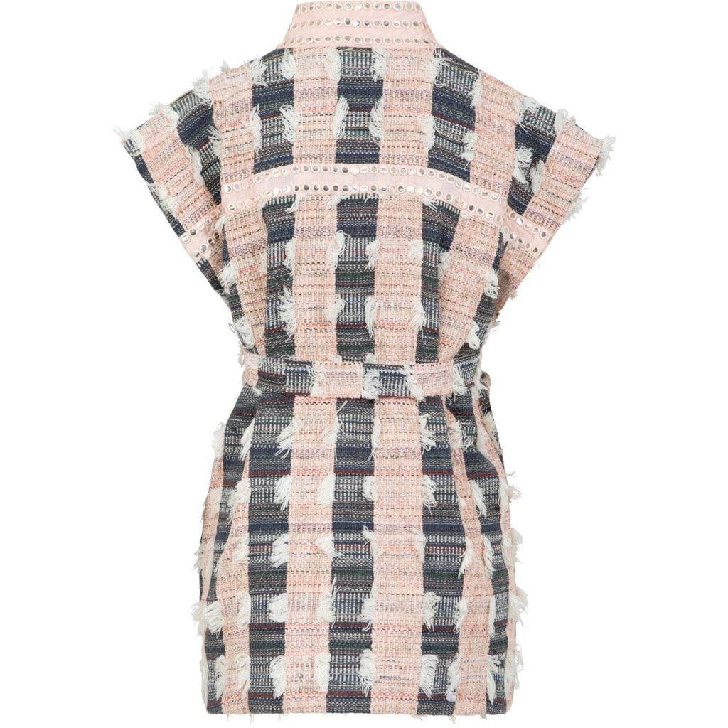 Vest With Mirror Ribbons