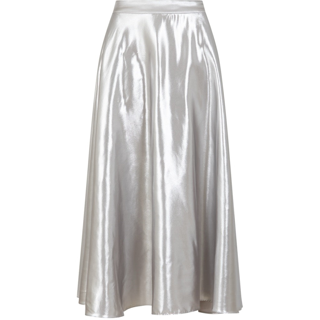 SILVER VOLUME SKIRT
