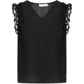 BLACK LACE DETAIL TOP