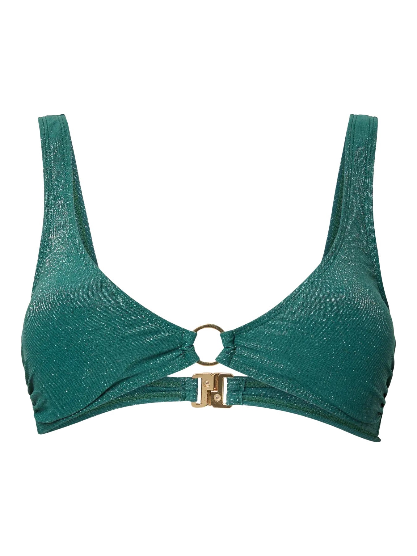 PCLAOMI LUREX BIKINI RING TOP