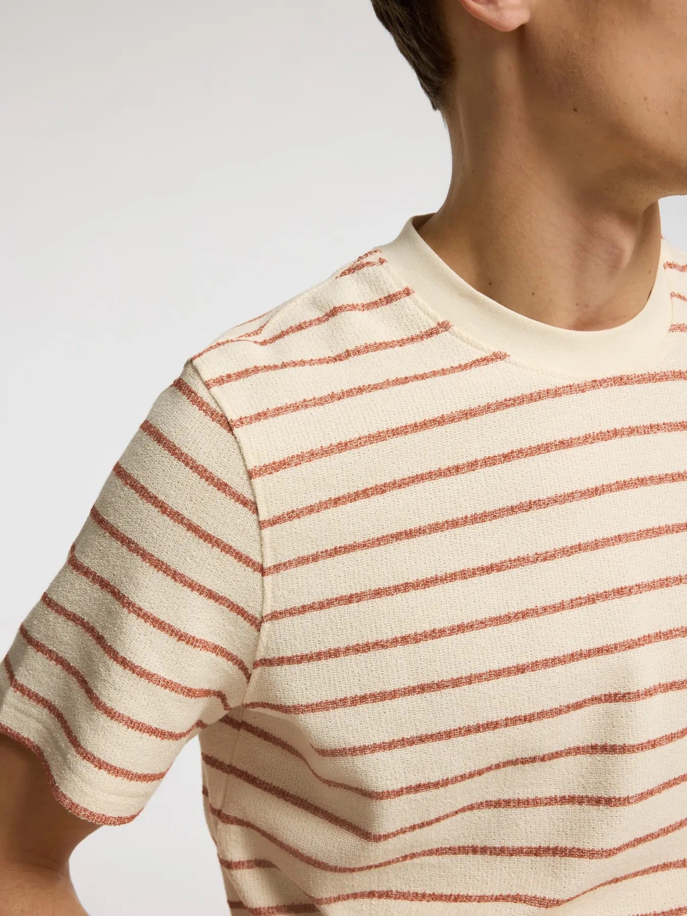 SLHDJANGO STRIPE SS O-NECK TEE