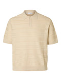 SLHFOAM SS KNIT RELAXED STRUCTURE POLO