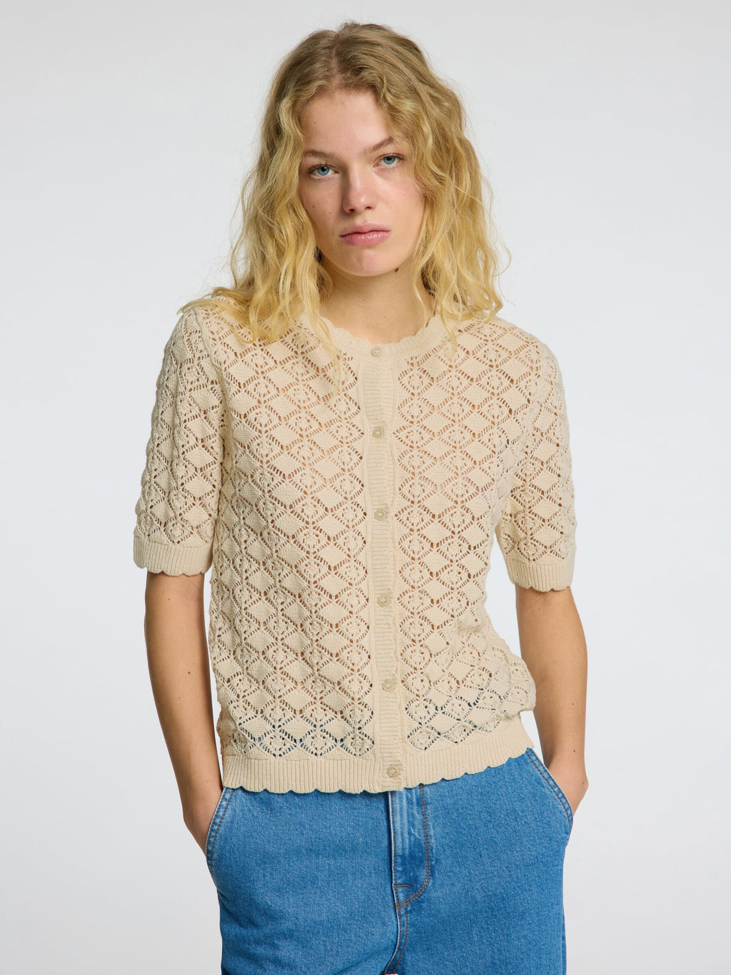 SLFSOFIA 2/4 KNIT CARDIGAN