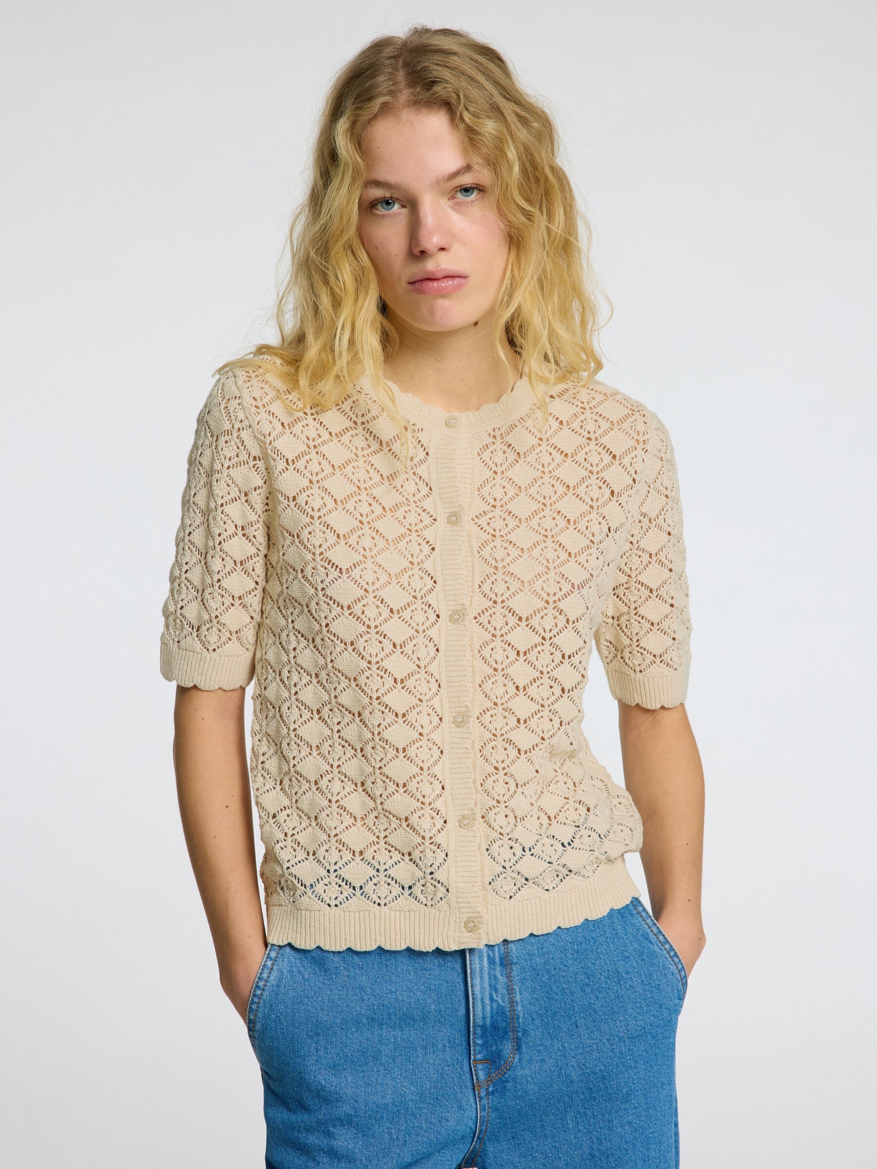 SLFSOFIA 2/4 KNIT CARDIGAN