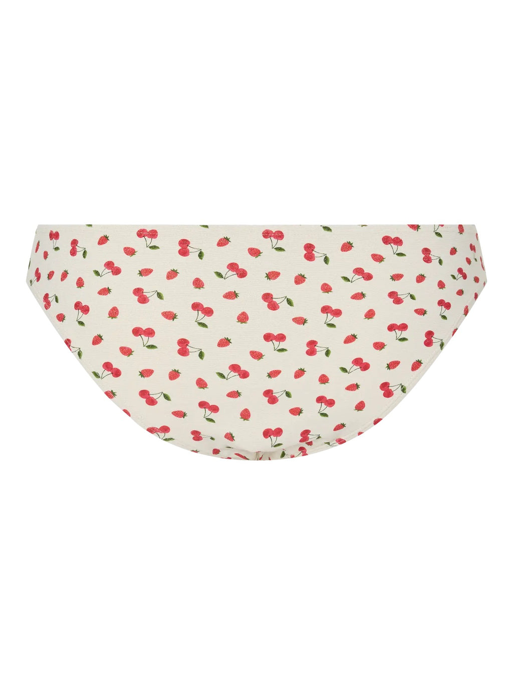 PCLAOMI LUREX BIKINI BRIEF - CHERRY
