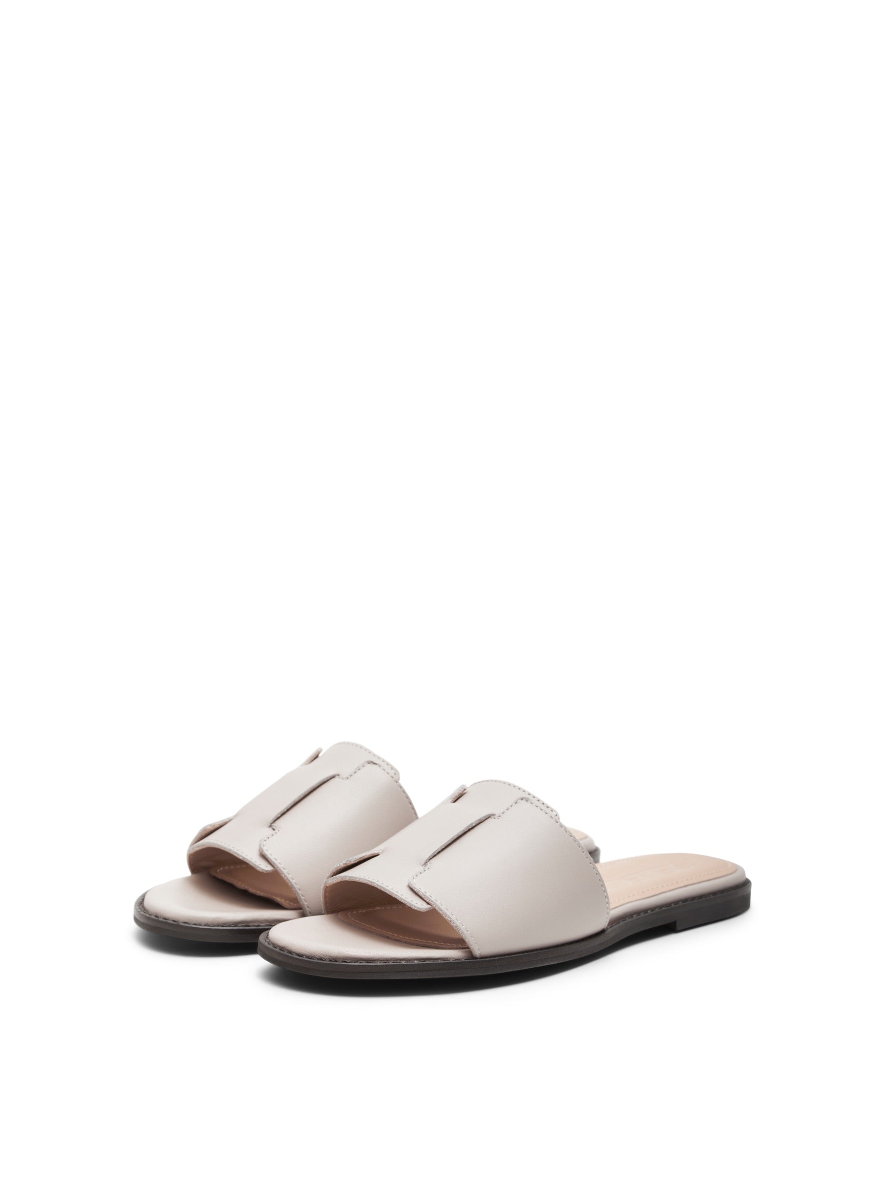 SLFISABELLA LEATHER SLIDER