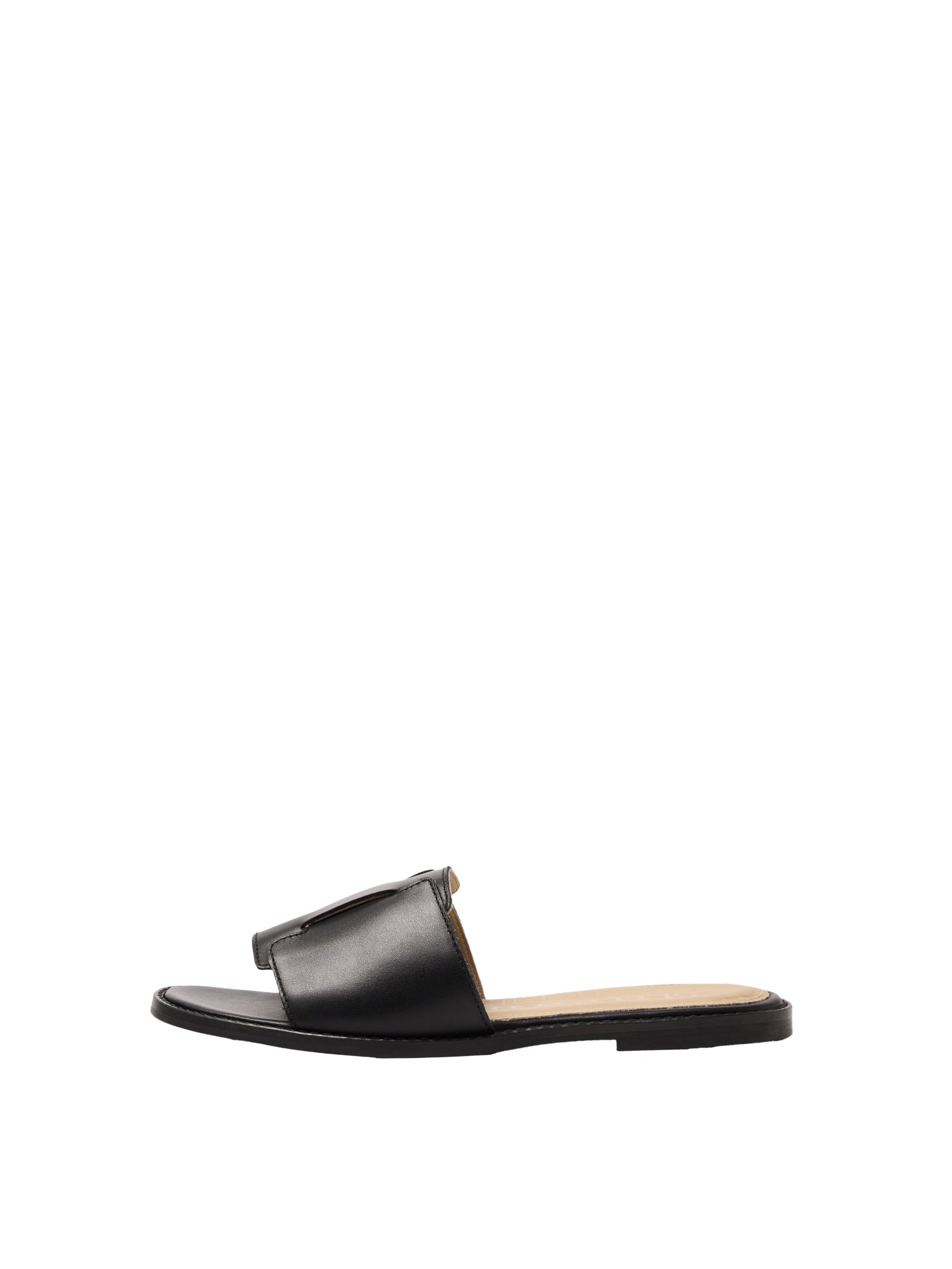 SLFISABELLA LEATHER SLIDER