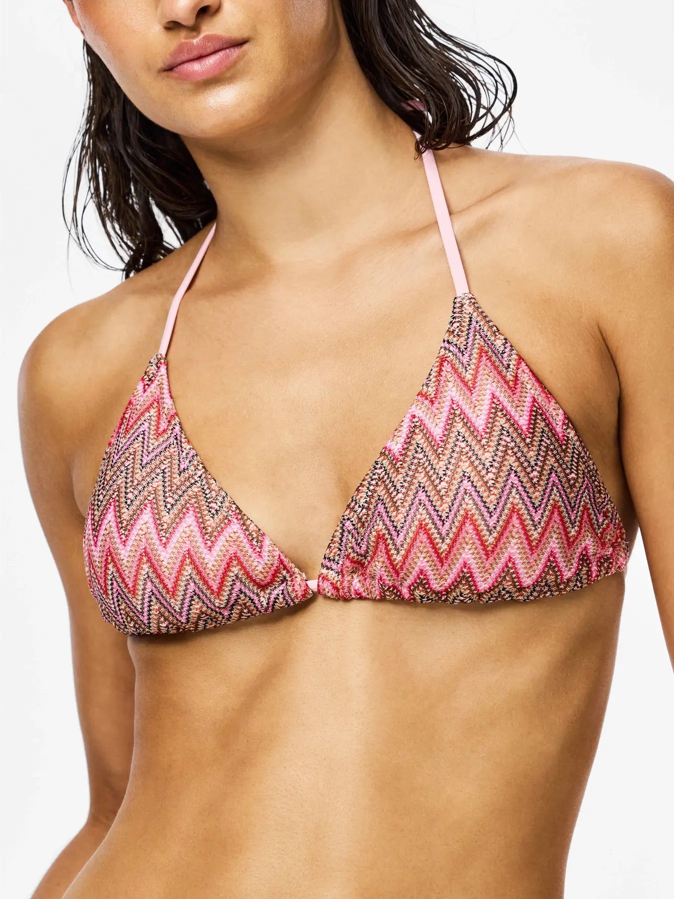 PCADA BIKINI KNITTED TRIANGLE TOP